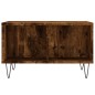 vidaXL Mesa de centro madera contrachapada roble ahumado 60x50x36,5 cm vidaXL Mesa de centro madera contrachapada roble ahumado 60x50x36,5 cm