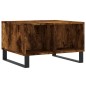 vidaXL Mesa de centro madera contrachapada roble ahumado 60x50x36,5 cm vidaXL Mesa de centro madera contrachapada roble ahumado 60x50x36,5 cm