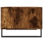vidaXL Mesa de centro madera contrachapada roble ahumado 60x50x36,5 cm vidaXL Mesa de centro madera contrachapada roble ahumado 60x50x36,5 cm