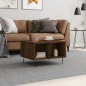 vidaXL Mesa de centro madera contrachapada marrón roble 60x50x36,5 cm vidaXL Mesa de centro madera contrachapada marrón roble 60x50x36,5 cm