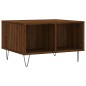 vidaXL Mesa de centro madera contrachapada marrón roble 60x50x36,5 cm vidaXL Mesa de centro madera contrachapada marrón roble 60x50x36,5 cm