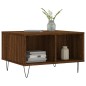 vidaXL Mesa de centro madera contrachapada marrón roble 60x50x36,5 cm vidaXL Mesa de centro madera contrachapada marrón roble 60x50x36,5 cm