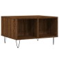 vidaXL Mesa de centro madera contrachapada marrón roble 60x50x36,5 cm vidaXL Mesa de centro madera contrachapada marrón roble 60x50x36,5 cm