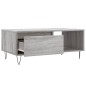 vidaXL Mesa de centro madera contrachapada gris Sonoma 90x50x36,5 cm vidaXL Mesa de centro madera contrachapada gris Sonoma 90x50x36,5 cm