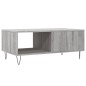 vidaXL Mesa de centro madera contrachapada gris Sonoma 90x50x36,5 cm vidaXL Mesa de centro madera contrachapada gris Sonoma 90x50x36,5 cm