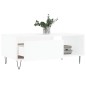 vidaXL Mesa de centro madera contrachapada blanco 90x50x36,5 cm vidaXL Mesa de centro madera contrachapada blanco 90x50x36,5 cm