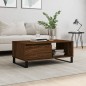 vidaXL Mesa de centro madera contrachapada marrón roble 90x50x36,5 cm vidaXL Mesa de centro madera contrachapada marrón roble 90x50x36,5 cm