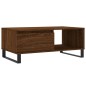 vidaXL Mesa de centro madera contrachapada marrón roble 90x50x36,5 cm vidaXL Mesa de centro madera contrachapada marrón roble 90x50x36,5 cm