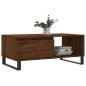 vidaXL Mesa de centro madera contrachapada marrón roble 90x50x36,5 cm vidaXL Mesa de centro madera contrachapada marrón roble 90x50x36,5 cm