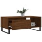 vidaXL Mesa de centro madera contrachapada marrón roble 90x50x36,5 cm vidaXL Mesa de centro madera contrachapada marrón roble 90x50x36,5 cm