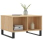 vidaXL Mesa de centro madera contrachapada roble Sonoma 60x50x36,5 cm vidaXL Mesa de centro madera contrachapada roble Sonoma 60x50x36,5 cm