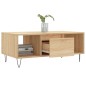vidaXL Mesa de centro madera contrachapada roble Sonoma 90x50x36,5 cm vidaXL Mesa de centro madera contrachapada roble Sonoma 90x50x36,5 cm