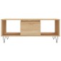 vidaXL Mesa de centro madera contrachapada roble Sonoma 90x50x36,5 cm vidaXL Mesa de centro madera contrachapada roble Sonoma 90x50x36,5 cm