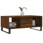 vidaXL Mesa de centro madera contrachapada marrón roble 90x50x36,5 cm vidaXL Mesa de centro madera contrachapada marrón roble 90x50x36,5 cm