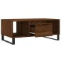 vidaXL Mesa de centro madera contrachapada marrón roble 90x50x36,5 cm vidaXL Mesa de centro madera contrachapada marrón roble 90x50x36,5 cm