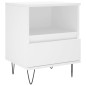 vidaXL Mesita de noche madera contrachapada blanco 40x35x50 cm vidaXL Mesita de noche madera contrachapada blanco 40x35x50 cm