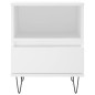 vidaXL Mesita de noche madera contrachapada blanco 40x35x50 cm vidaXL Mesita de noche madera contrachapada blanco 40x35x50 cm