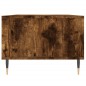 vidaXL Mesa de centro madera contrachapada roble ahumado 90x50x36,5 cm