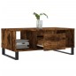 vidaXL Mesa de centro madera contrachapada roble ahumado 90x50x36,5 cm vidaXL Mesa de centro madera contrachapada roble ahumado 90x50x36,5 cm