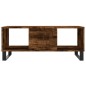 vidaXL Mesa de centro madera contrachapada roble ahumado 90x50x36,5 cm vidaXL Mesa de centro madera contrachapada roble ahumado 90x50x36,5 cm