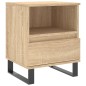 vidaXL Mesitas noche 2 uds madera ingeniería roble Sonoma 40x35x50 cm vidaXL Mesitas noche 2 uds madera ingeniería roble Sonoma 40x35x50 cm