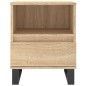 vidaXL Mesitas noche 2 uds madera ingeniería roble Sonoma 40x35x50 cm vidaXL Mesitas noche 2 uds madera ingeniería roble Sonoma 40x35x50 cm