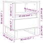 vidaXL Mesita de noche madera contrachapada blanco 40x35x50 cm vidaXL Mesita de noche madera contrachapada blanco 40x35x50 cm
