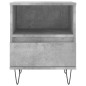 vidaXL Mesitas noche 2 uds madera ingeniería gris hormigón 40x35x50 cm vidaXL Mesitas noche 2 uds madera ingeniería gris hormigón 40x35x50 cm