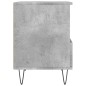 vidaXL Mesitas noche 2 uds madera ingeniería gris hormigón 40x35x50 cm vidaXL Mesitas noche 2 uds madera ingeniería gris hormigón 40x35x50 cm
