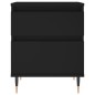 vidaXL Mesitas de noche 2 uds madera de ingeniería negro 40x35x50 cm vidaXL Mesitas de noche 2 uds madera de ingeniería negro 40x35x50 cm