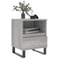 vidaXL Mesita de noche madera de ingeniería gris Sonoma 40x35x50 cm vidaXL Mesita de noche madera de ingeniería gris Sonoma 40x35x50 cm