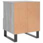 vidaXL Mesita de noche madera de ingeniería gris Sonoma 40x35x50 cm vidaXL Mesita de noche madera de ingeniería gris Sonoma 40x35x50 cm