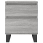 vidaXL Mesita de noche 2 uds madera ingeniería gris Sonoma 40x35x50 cm vidaXL Mesita de noche 2 uds madera ingeniería gris Sonoma 40x35x50 cm