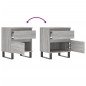 vidaXL Mesita de noche 2 uds madera ingeniería gris Sonoma 40x35x50 cm vidaXL Mesita de noche 2 uds madera ingeniería gris Sonoma 40x35x50 cm
