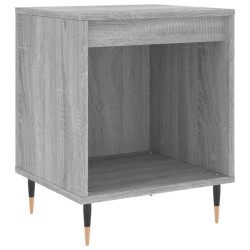 vidaXL Mesita de noche madera de ingeniería gris Sonoma 40x35x50 cm