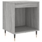 vidaXL Mesita de noche madera de ingeniería gris Sonoma 40x35x50 cm vidaXL Mesita de noche madera de ingeniería gris Sonoma 40x35x50 cm