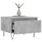 vidaXL Mesa de centro madera de ingeniería gris hormigón 50x46x35 cm vidaXL Mesa de centro madera de ingeniería gris hormigón 50x46x35 cm