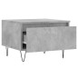 vidaXL Mesa de centro madera de ingeniería gris hormigón 50x46x35 cm vidaXL Mesa de centro madera de ingeniería gris hormigón 50x46x35 cm