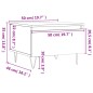 vidaXL Mesa de centro madera de ingeniería gris hormigón 50x46x35 cm vidaXL Mesa de centro madera de ingeniería gris hormigón 50x46x35 cm