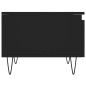 vidaXL Mesas de centro 2 uds madera de ingeniería negro 50x46x35 cm vidaXL Mesas de centro 2 uds madera de ingeniería negro 50x46x35 cm