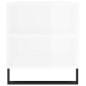 vidaXL Mesa de centro madera ingeniería blanco brillo 102x44,5x50 cm vidaXL Mesa de centro madera ingeniería blanco brillo 102x44,5x50 cm