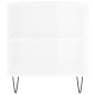 vidaXL Mesa de centro madera ingeniería blanco brillo 102x44,5x50 cm vidaXL Mesa de centro madera ingeniería blanco brillo 102x44,5x50 cm