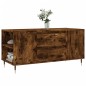vidaXL Mesa de centro madera ingeniería roble ahumado 102x44,5x50 cm vidaXL Mesa de centro madera ingeniería roble ahumado 102x44,5x50 cm