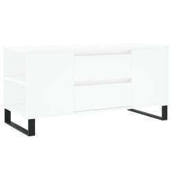 vidaXL Mesa de centro madera de ingeniería blanco 102x44,5x50 cm