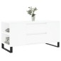 vidaXL Mesa de centro madera de ingeniería blanco 102x44,5x50 cm vidaXL Mesa de centro madera de ingeniería blanco 102x44,5x50 cm