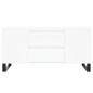 vidaXL Mesa de centro madera de ingeniería blanco 102x44,5x50 cm vidaXL Mesa de centro madera de ingeniería blanco 102x44,5x50 cm