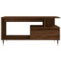 vidaXL Mesa de centro madera contrachapada roble marrón 90x49x45 cm vidaXL Mesa de centro madera contrachapada roble marrón 90x49x45 cm