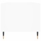 vidaXL Mesa de centro madera contrachapada blanca 90x49x45 cm