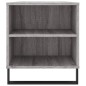 vidaXL Mesa de centro madera de ingeniería gris Sonoma 102x44,5x50 cm