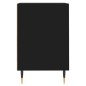 vidaXL Mueble para TV madera contrachapada negro 100x35x55 cm